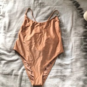 Nude One Piece Bathing Suit